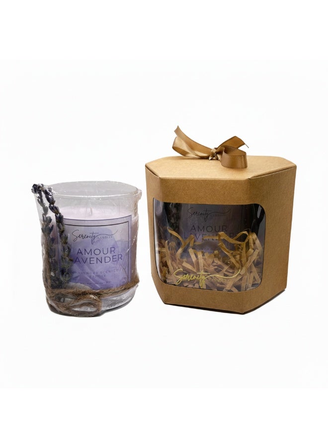 Serenity Candles شمعة "سيرينيتي" لافندر العشق - فتيلة واحدة (175 جرام) - Image 4